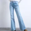 Tsmarie Mid Rise Flared Fit Jeans