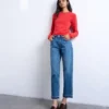 Tsrunway Mid Rise Straight Fit Jeans