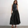 Tssally Low Waist Long Skirt Tssally Low Waist Long Skirt