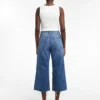 Tsvera High Rise Wide Fit – Cropped Jeans