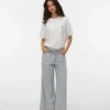 Vmaisa Mid Rise Wide Leg Fit Jeans