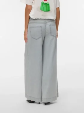 Vmaisa Mid Rise Wide Leg Fit Jeans