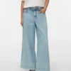Vmaisa Mid Rise Wide Leg Fit Jeans