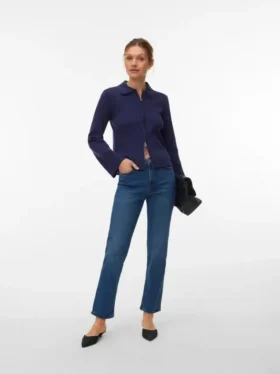 Vmamara Mid Rise Straight Fit Jeans