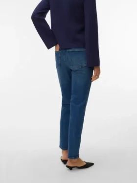 Vmamara Mid Rise Straight Fit Jeans