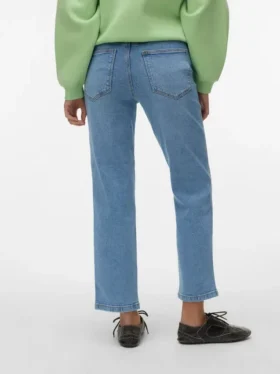 Vmamara Mid Rise Straight Fit Jeans
