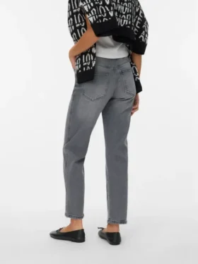 Vmamara Mid Rise Straight Fit Jeans