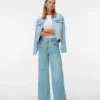 Vmannet Mid Rise Wide Leg Fit Jeans