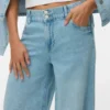 Vmannet Mid Rise Wide Leg Fit Jeans