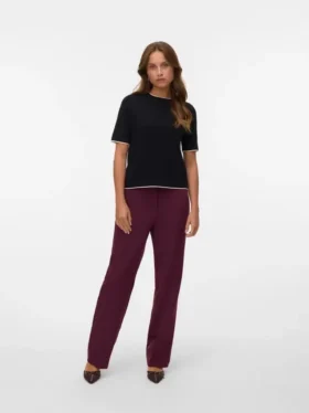 Vmayar Mid Waist Trousers