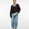 Vmbillie High Rise Barrel Fit Jeans