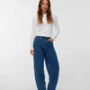 Vmbillie High Rise Barrel Fit Jeans
