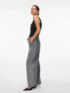 Vmbillie High Rise Barrel Fit Jeans