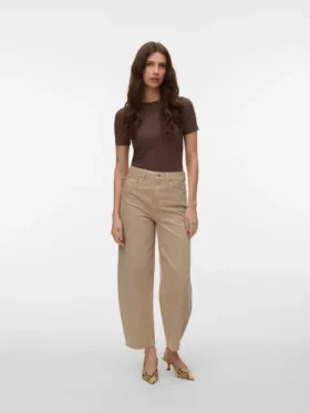 Vmbillie High Rise Barrel Fit Jeans