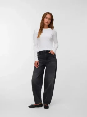 Vmbillie High Rise Barrel Fit Jeans