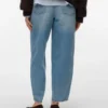 Vmbillie High Rise Barrel Fit Jeans