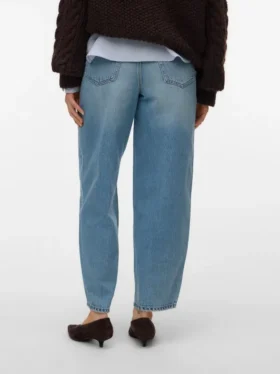 Vmbillie High Rise Barrel Fit Jeans