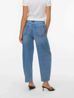 Vmbillie High Rise Barrel Fit Jeans