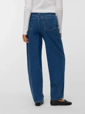 Vmbillie High Rise Barrel Fit Jeans