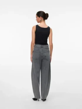 Vmbillie High Rise Barrel Fit Jeans