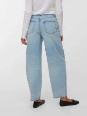 Vmbillie High Rise Barrel Fit Jeans