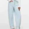 Vmbillie High Rise Barrel Fit Jeans