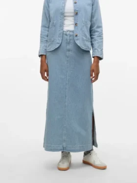 Vmbirkley Mid Waist Long Skirt