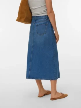 Vmbirkley Mid Waist Long Skirt