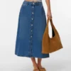Vmbirkley Mid Waist Long Skirt