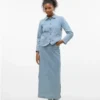 Vmbirkley Mid Waist Long Skirt