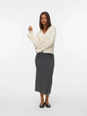 Vmbrisa Mid Waist Midi Skirt