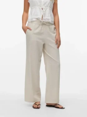 Vmcaia Mid Waist Trousers