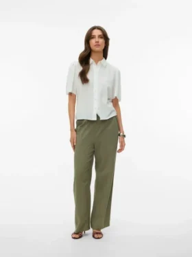 Vmcaia Mid Waist Trousers