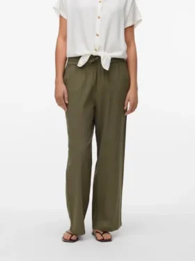 Vmcaia Mid Waist Trousers