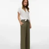 Vmcaia Mid Waist Trousers