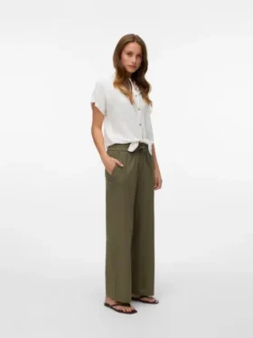 Vmcaia Mid Waist Trousers