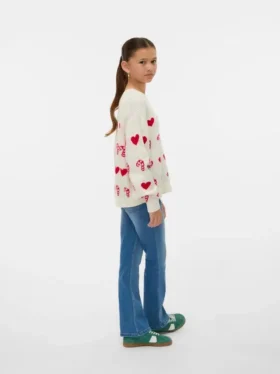 Vmcandyhearts Knitted Pullover