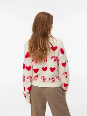 Vmcandyhearts Knitted Pullover