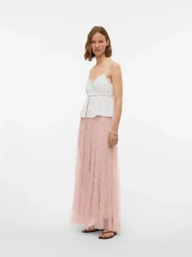 Vmcaralia High Waist Long Skirt