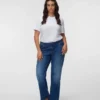 Vmcasta Mid Rise Bootcut Fit Jeans