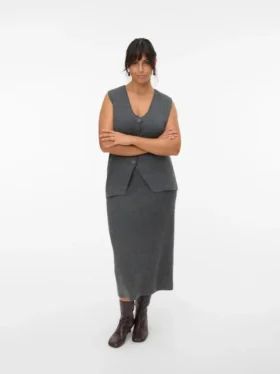Vmcbrisa Mid Rise Midi Skirt
