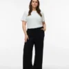 Vmceva Mid Waist Trousers