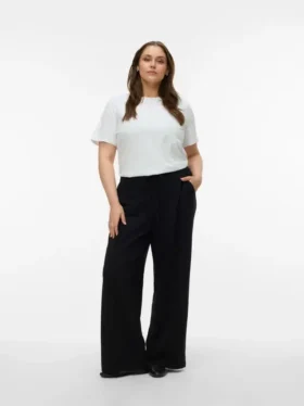 Vmceva Mid Waist Trousers