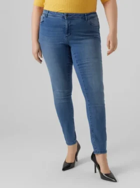 Vmcfanya Mid Rise Slim Fit Jeans