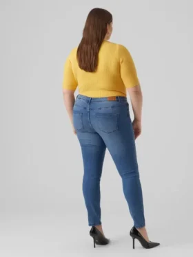 Vmcfanya Mid Rise Slim Fit Jeans