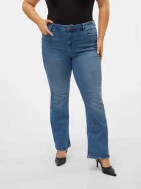 Vmcflash Mid Rise Flared Fit Jeans