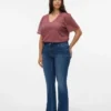 Vmcflash Mid Rise Flared Fit Jeans
