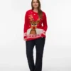 Vmcfrostydeer Knitted Pullover
