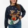 Vmcfrostydeer Knitted Pullover