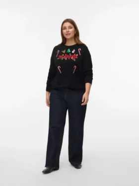Vmcglitter Knitted Pullover